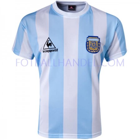 Herre Fotballdrakter Argentina Hjemme Retro 1986 Kortermet